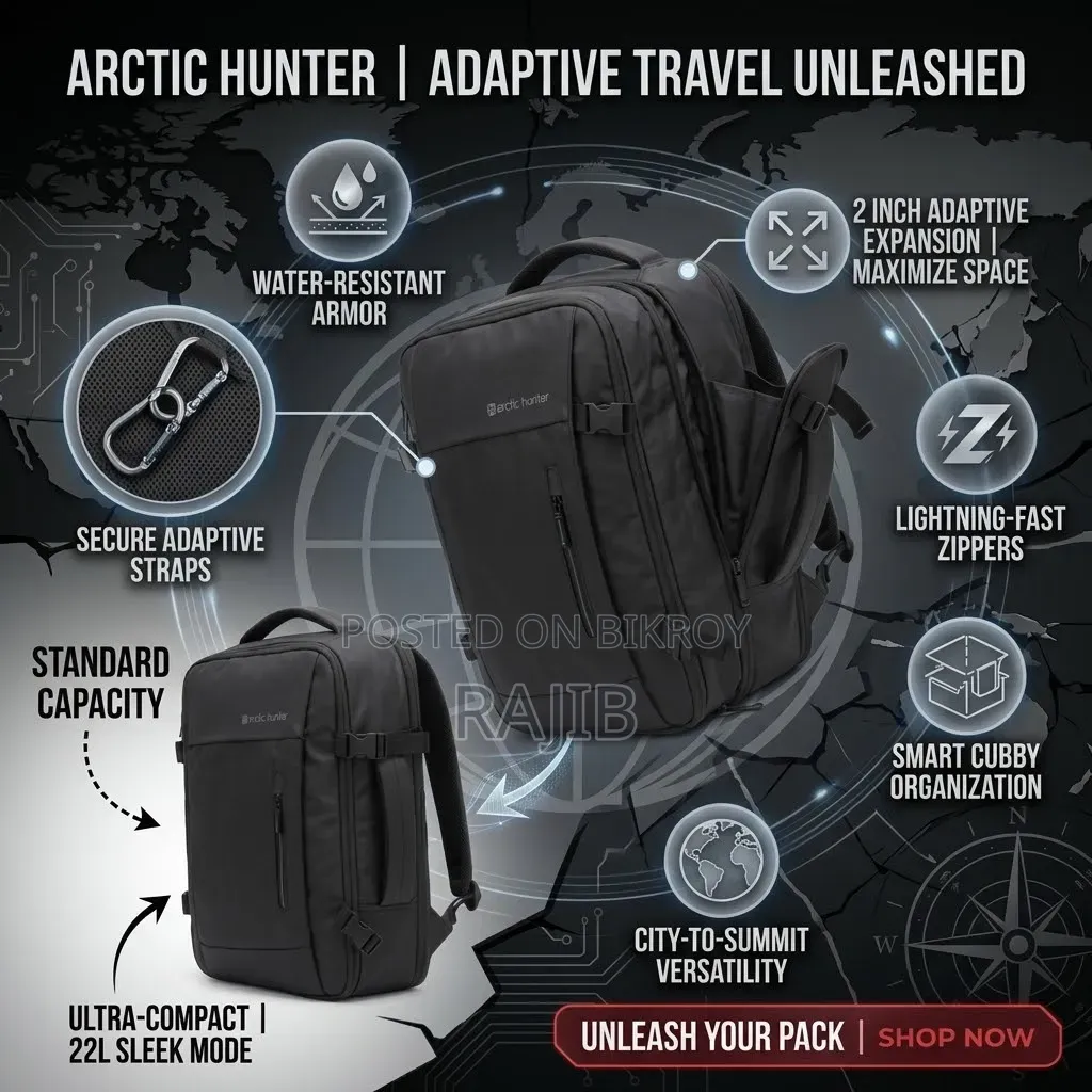 Arctic Hunter Premium Backpack
