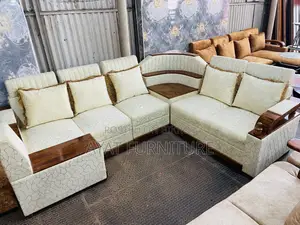 Corner Sofa 2+2+1 with Corner Side Box