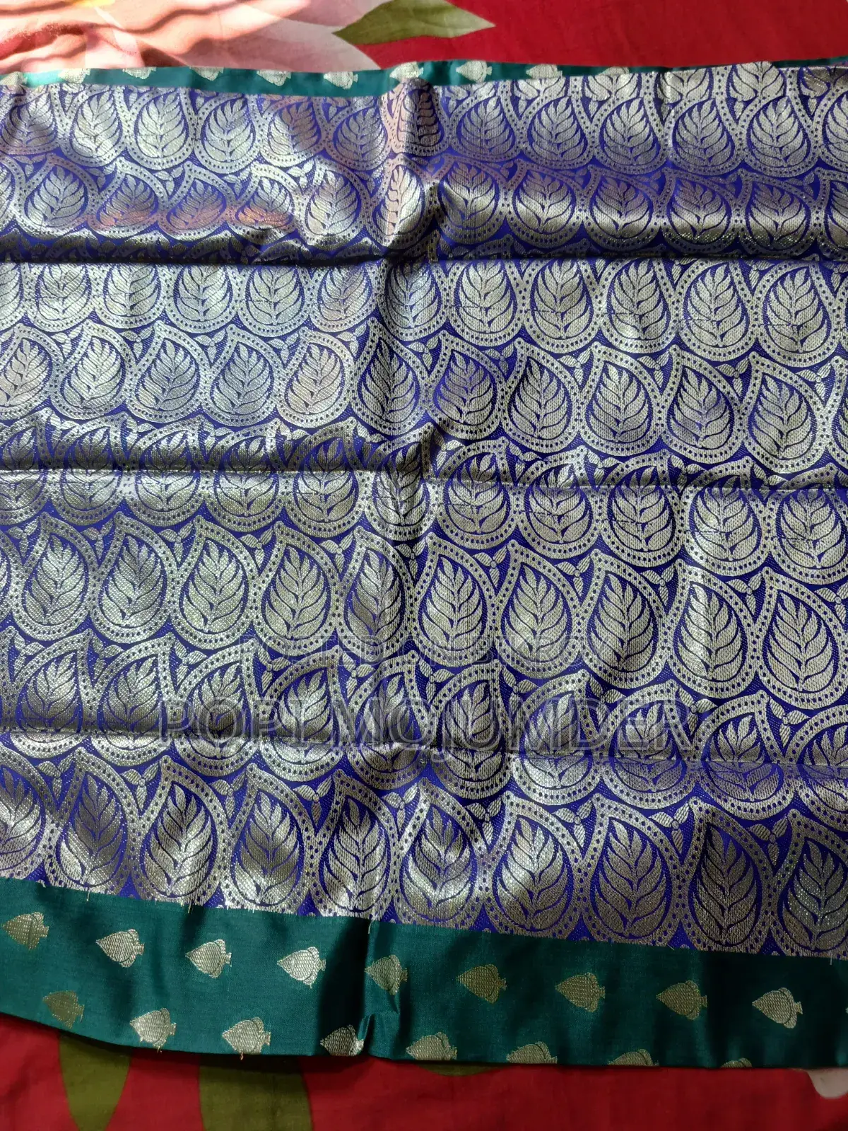 Katan Silk Shari (Green)