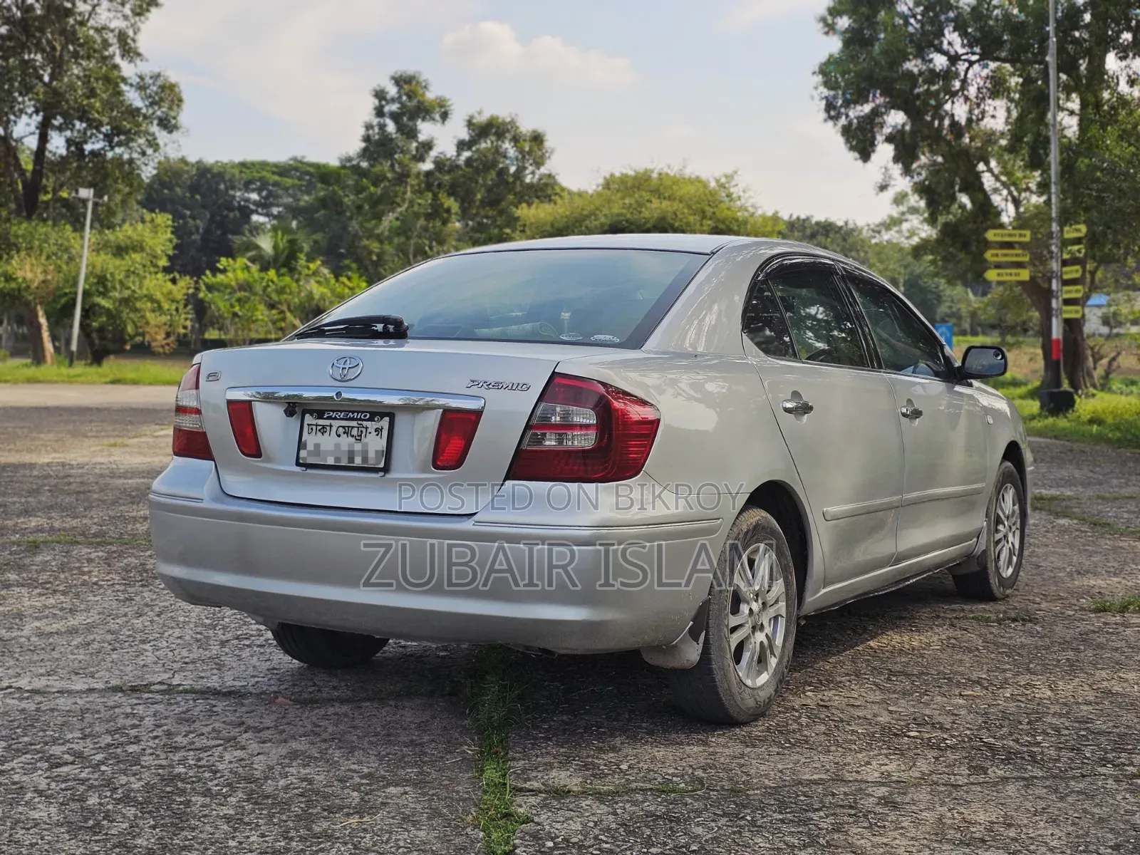 টয়োটা প্রিমিও ১.৫ এফডব্লিউডি ২০০৫ সিলভার