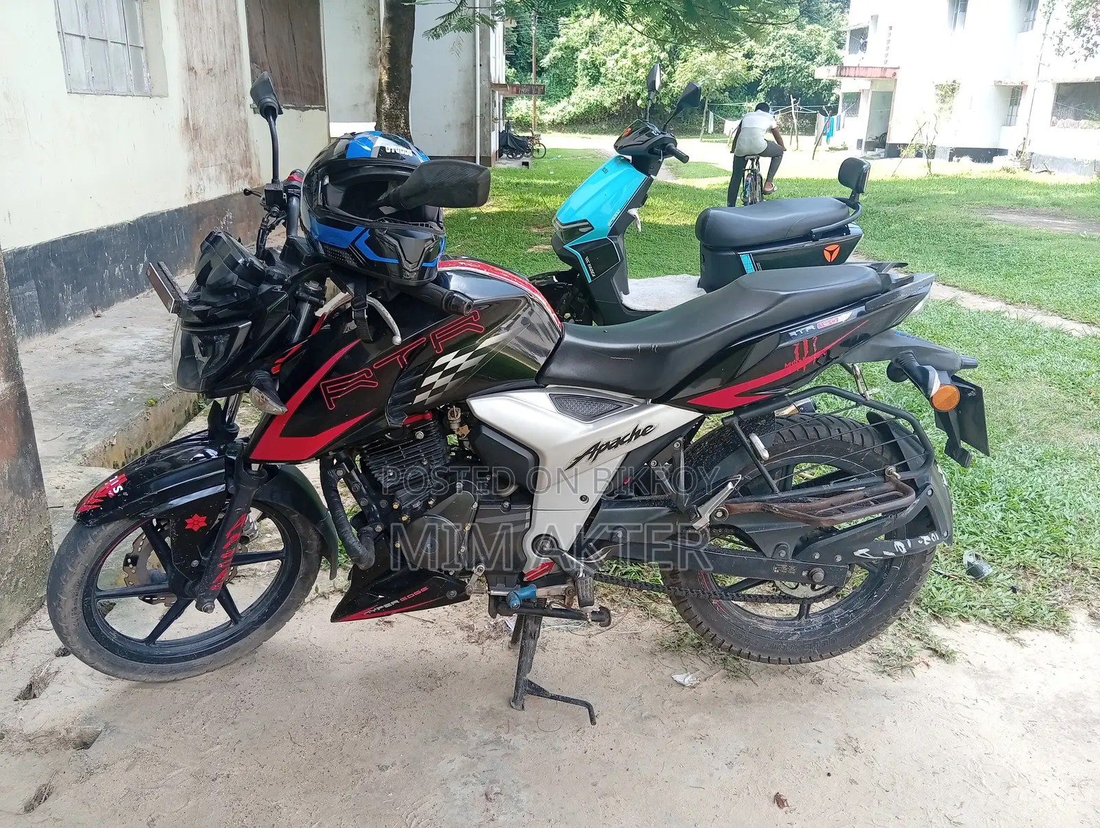TVS Apache RTR 160 4V 2019 Black