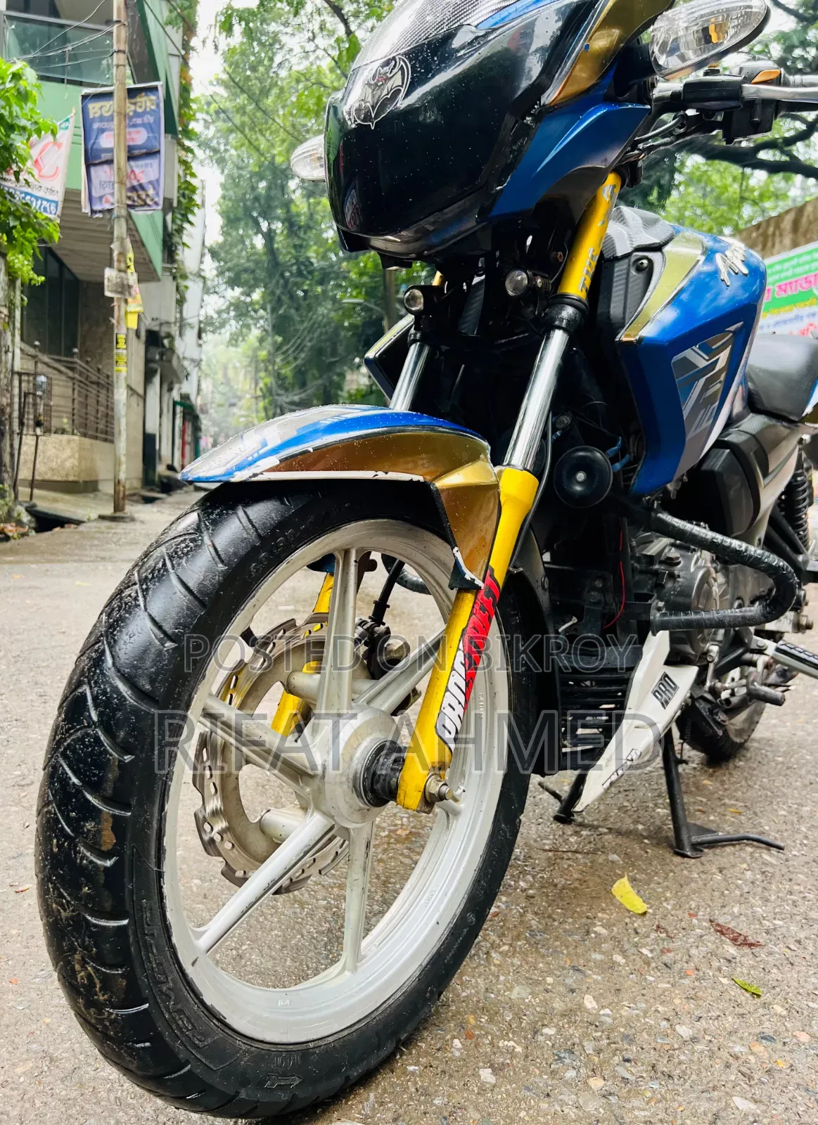 TVS Apache RTR 160 2V 2018 Blue