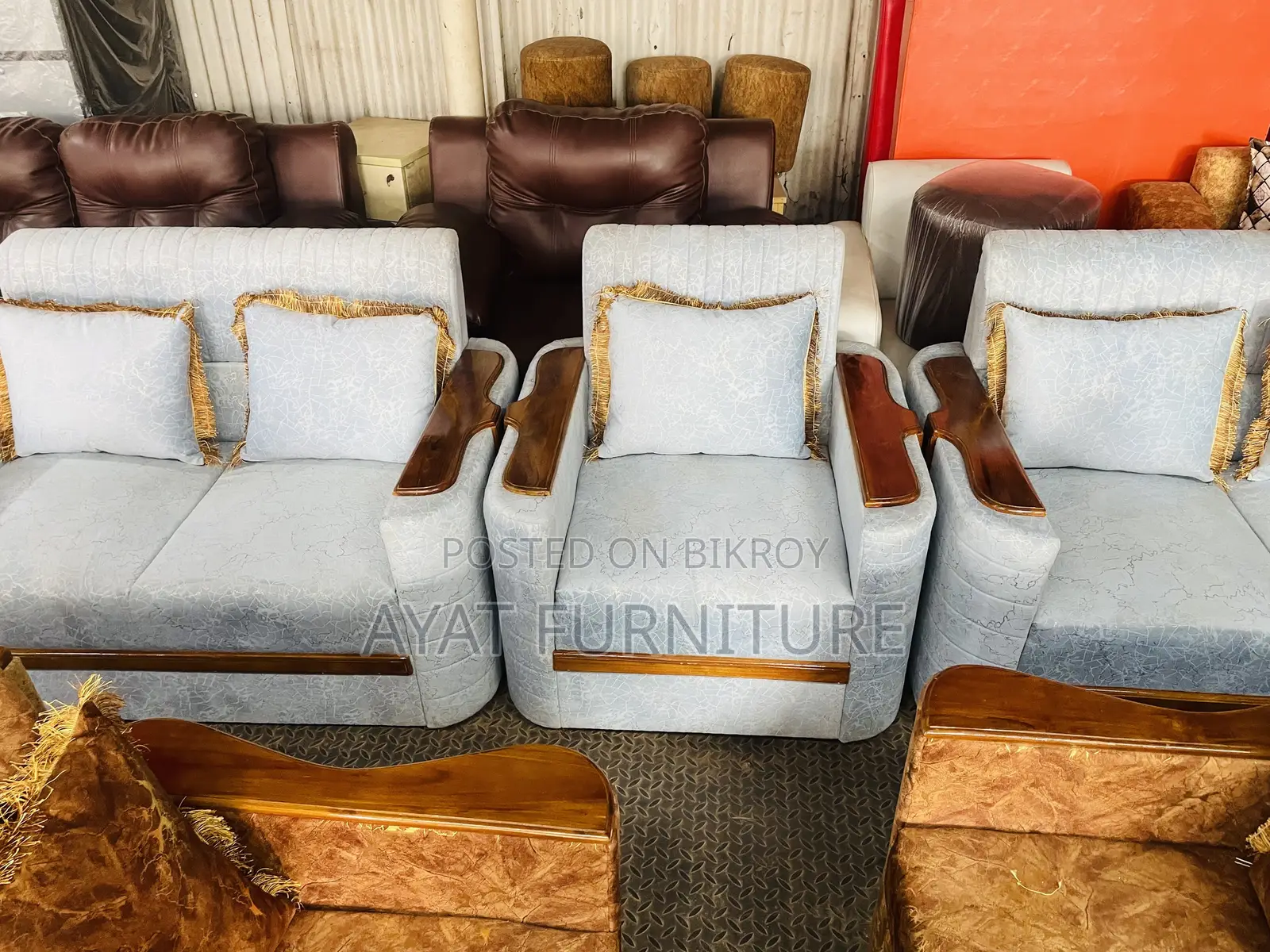 Sofa 2+2+1 Velvet Fabric