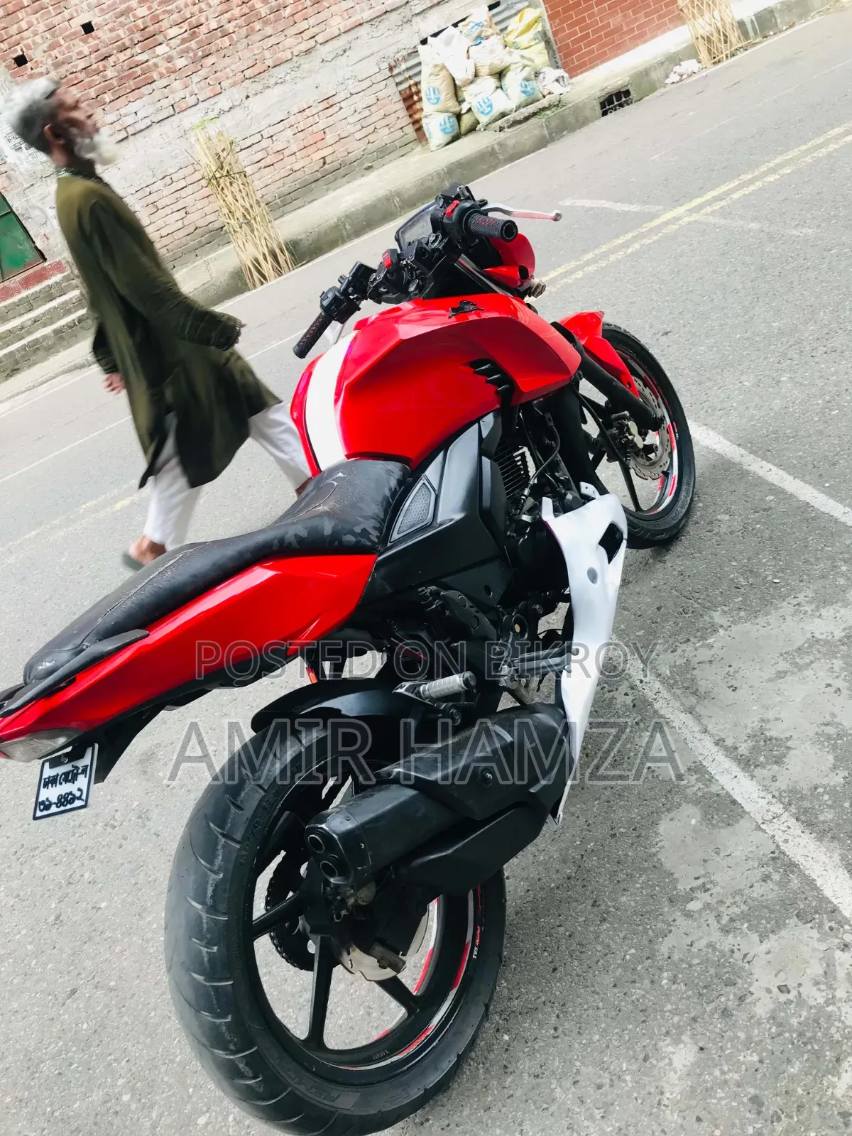 TVS Apache RTR 160 4V 2019 Red