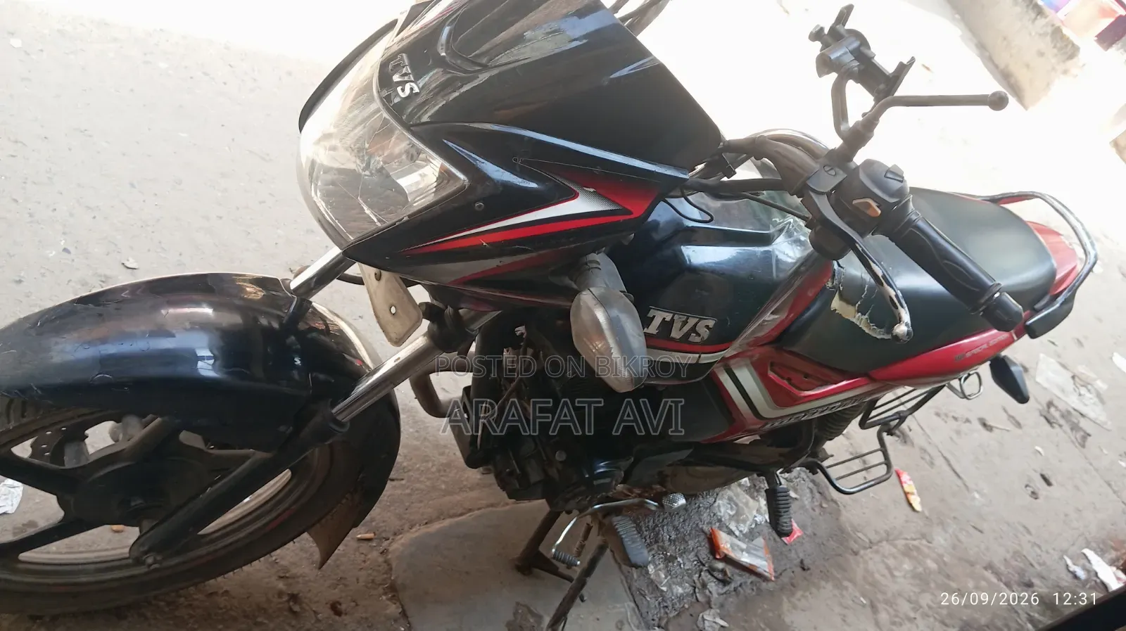 TVS Metro Plus 2018 Red