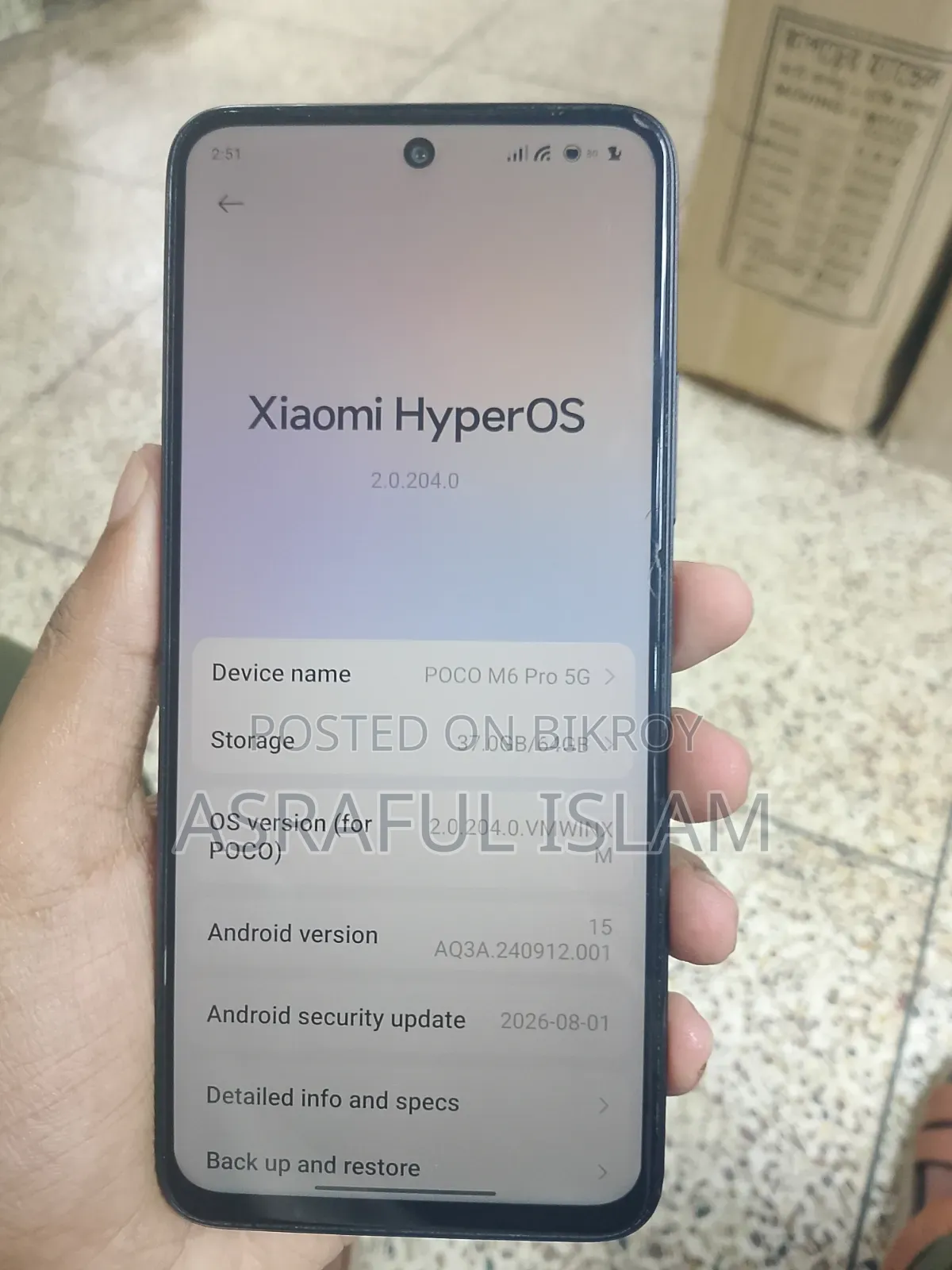 Xiaomi Poco M6 Pro 64 GB Black