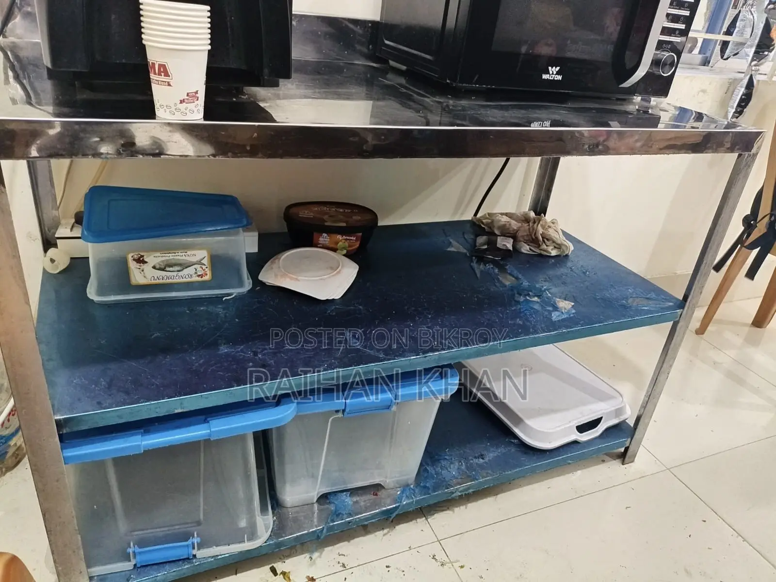 স্টেইনলেস স্টিল টেবিল কিচেন