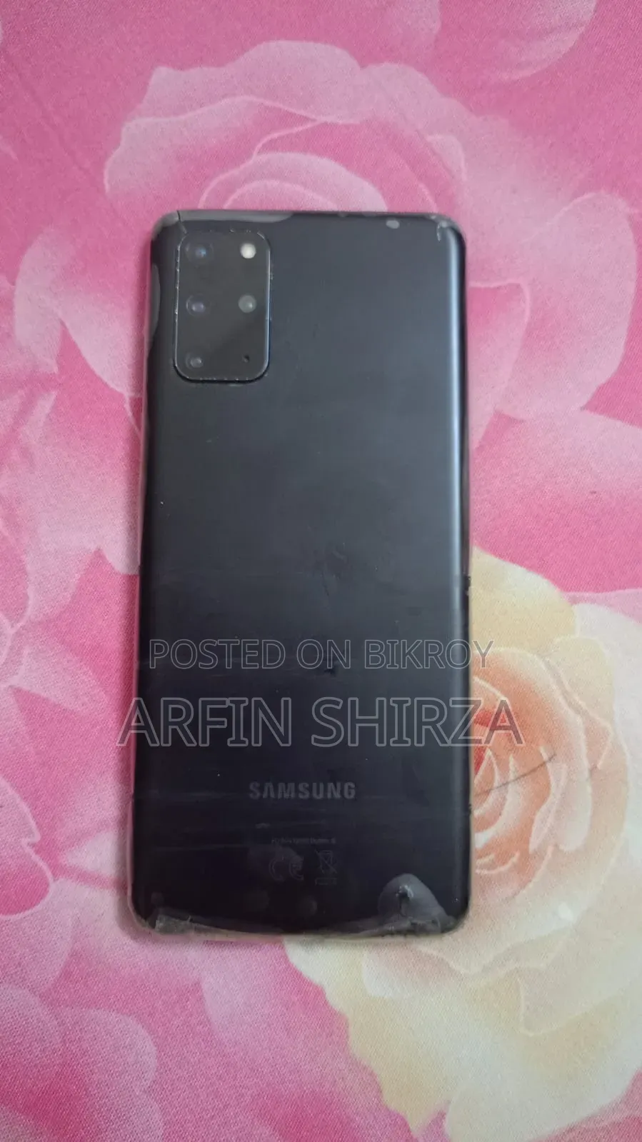স্যামসাং গ্যালাক্সি এস২০+ ফাইভজি ১২৮ জিবি ব্ল্যাক