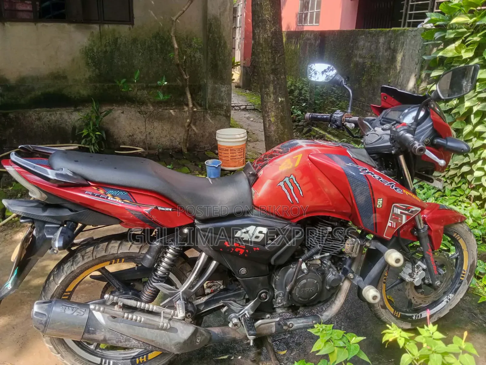 TVS Apache RTR 160 2V 2017 Red