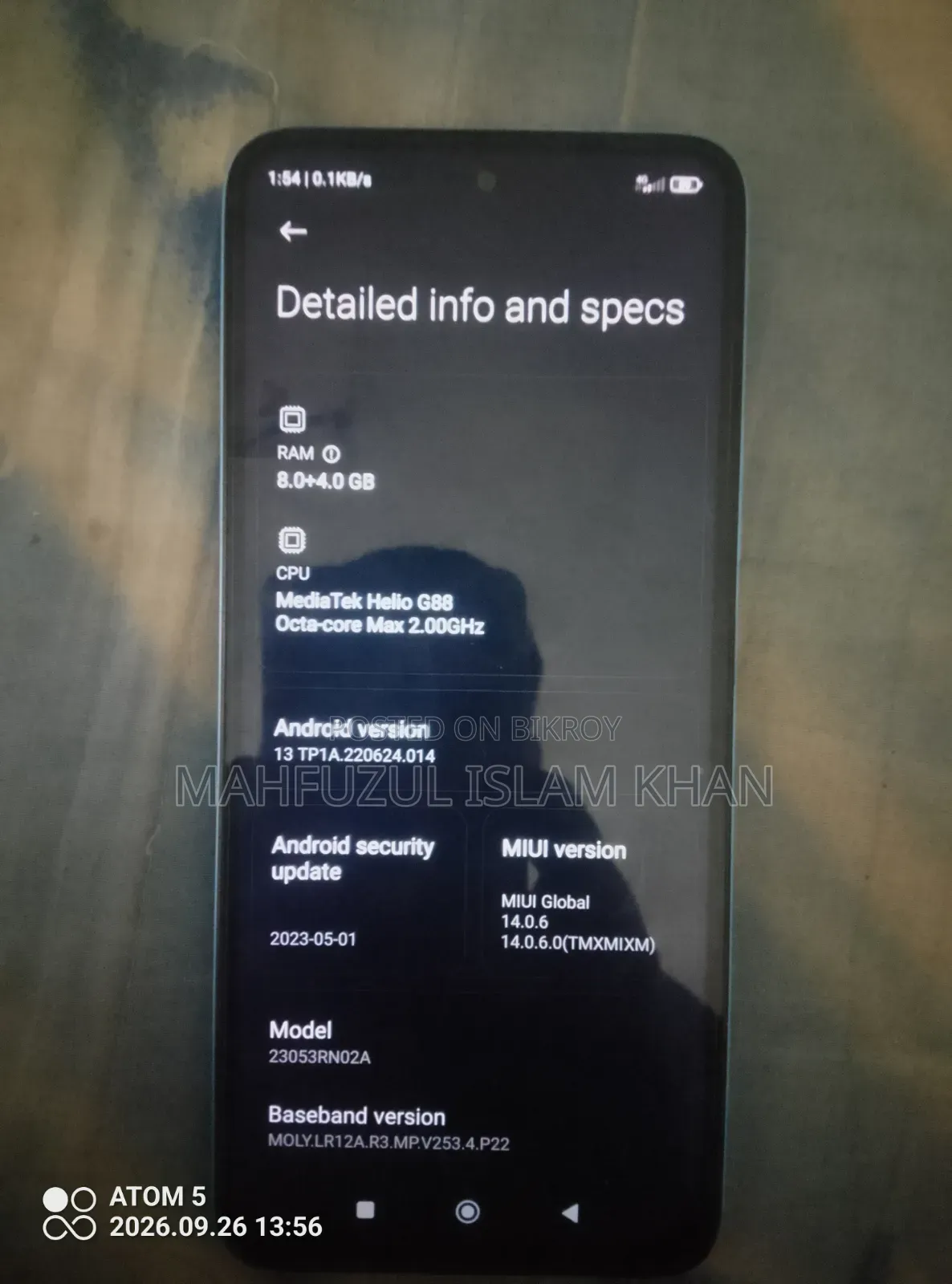 Xiaomi Redmi 12 256 GB Red