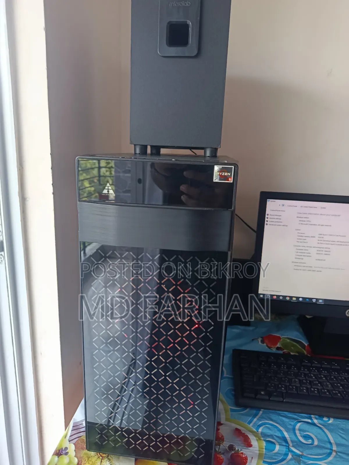 Desktop Computer Gigabyte GB-BLCE-4105C 8GB AMD Ryzen 5 HDD 256GB