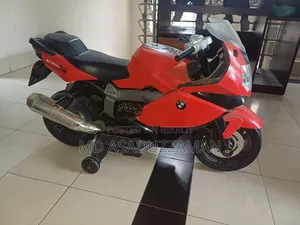 Red Real Fun Motorcycle With 3 Speed Mode.