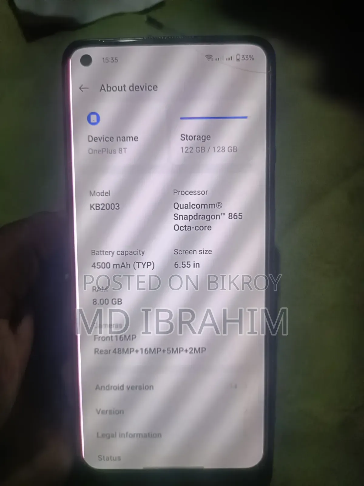 OnePlus 8T 128 GB Gray