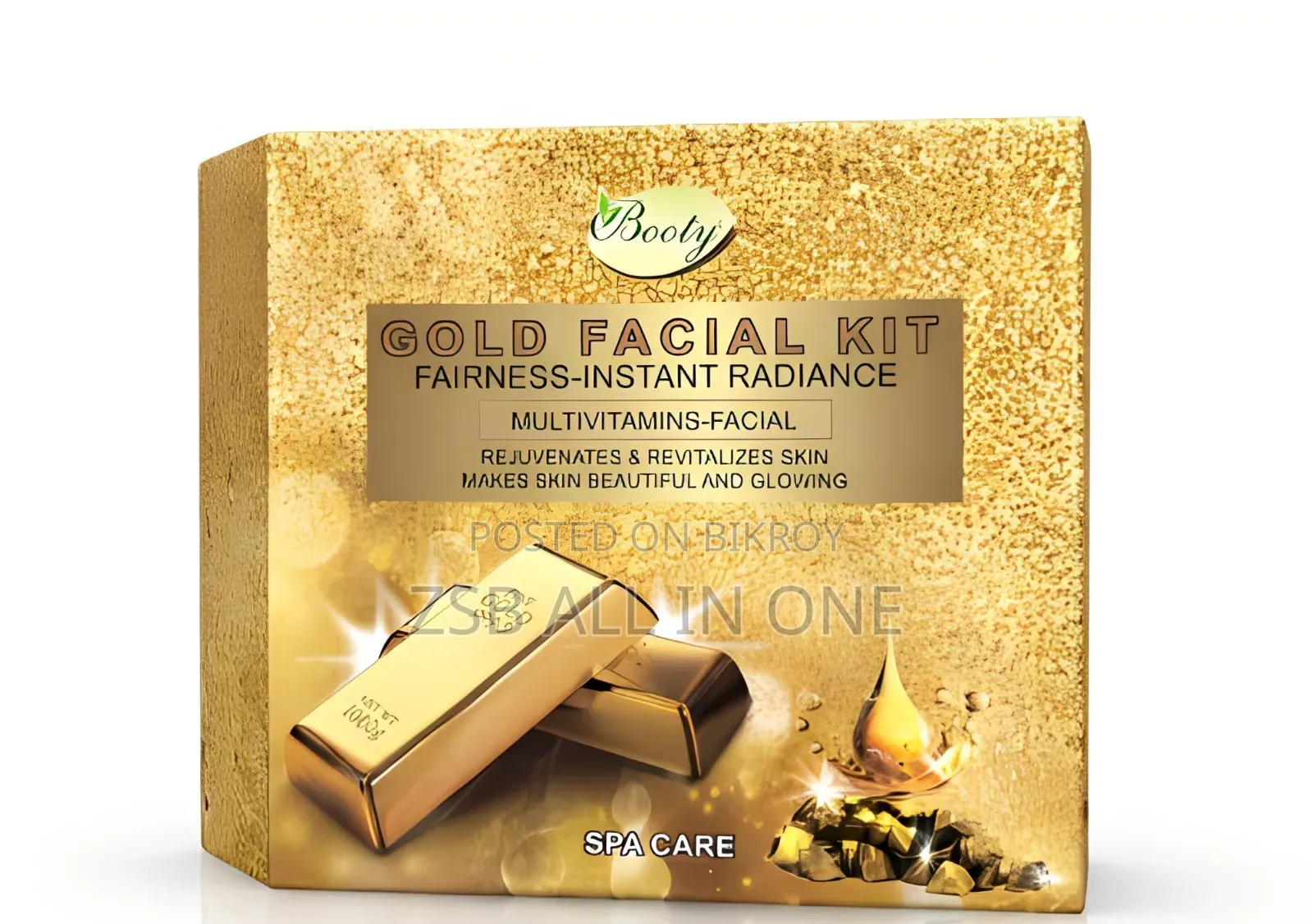 Booty Gold Facial Kit Fairness Instant Radiance
