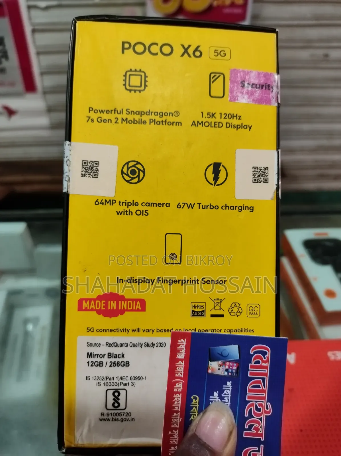 Xiaomi Poco X6 256 GB Black