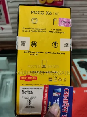 Xiaomi Poco X6 256 GB Black
