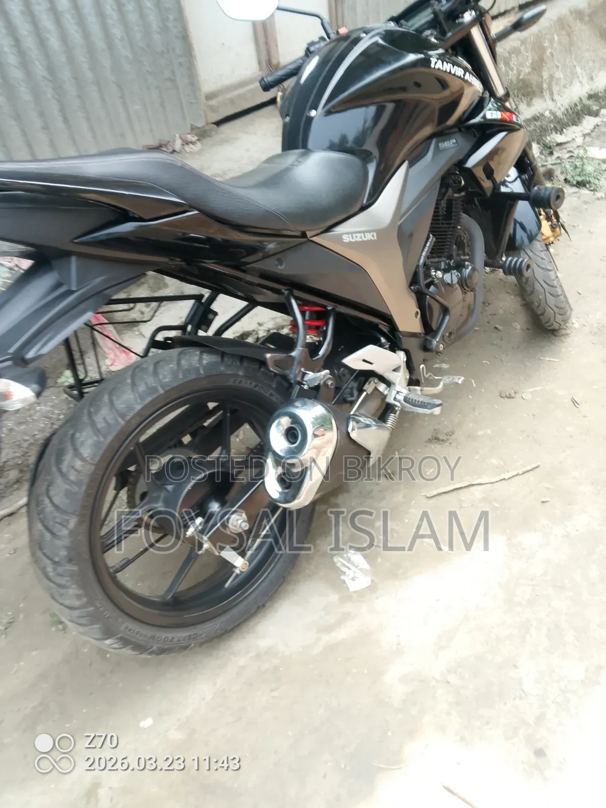 Suzuki Gixxer 2024 Black