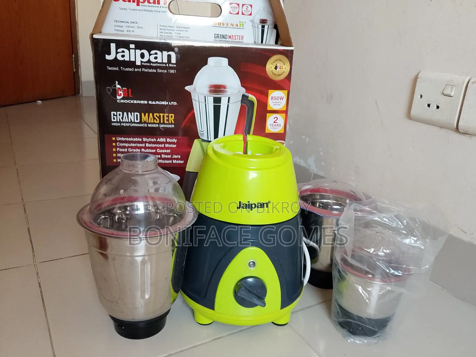 Jaipan Mixer and Grinder