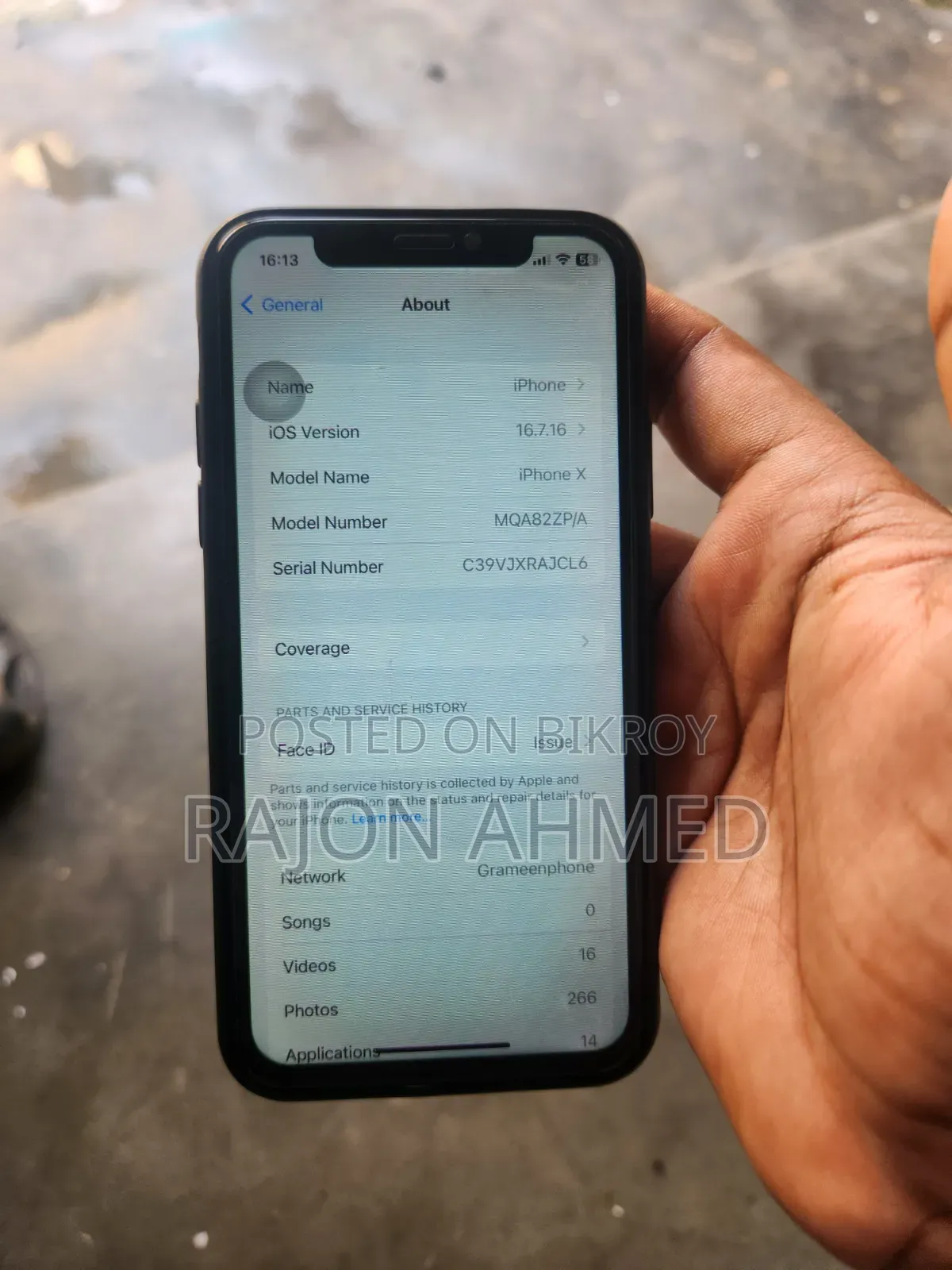 Apple iPhone X 256 GB Black