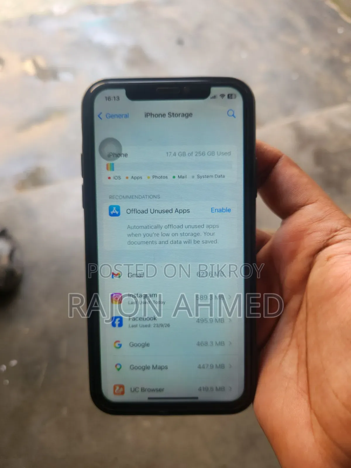 Apple iPhone X 256 GB Black