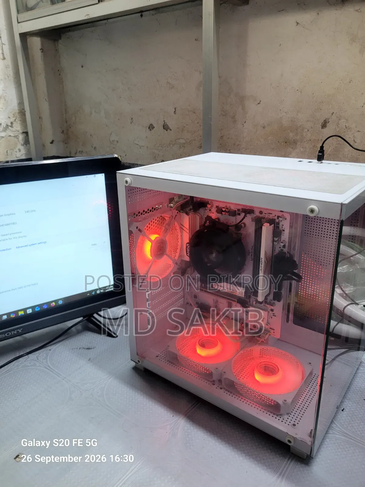 Desktop Computer 8GB AMD Ryzen 7 SSD 256GB