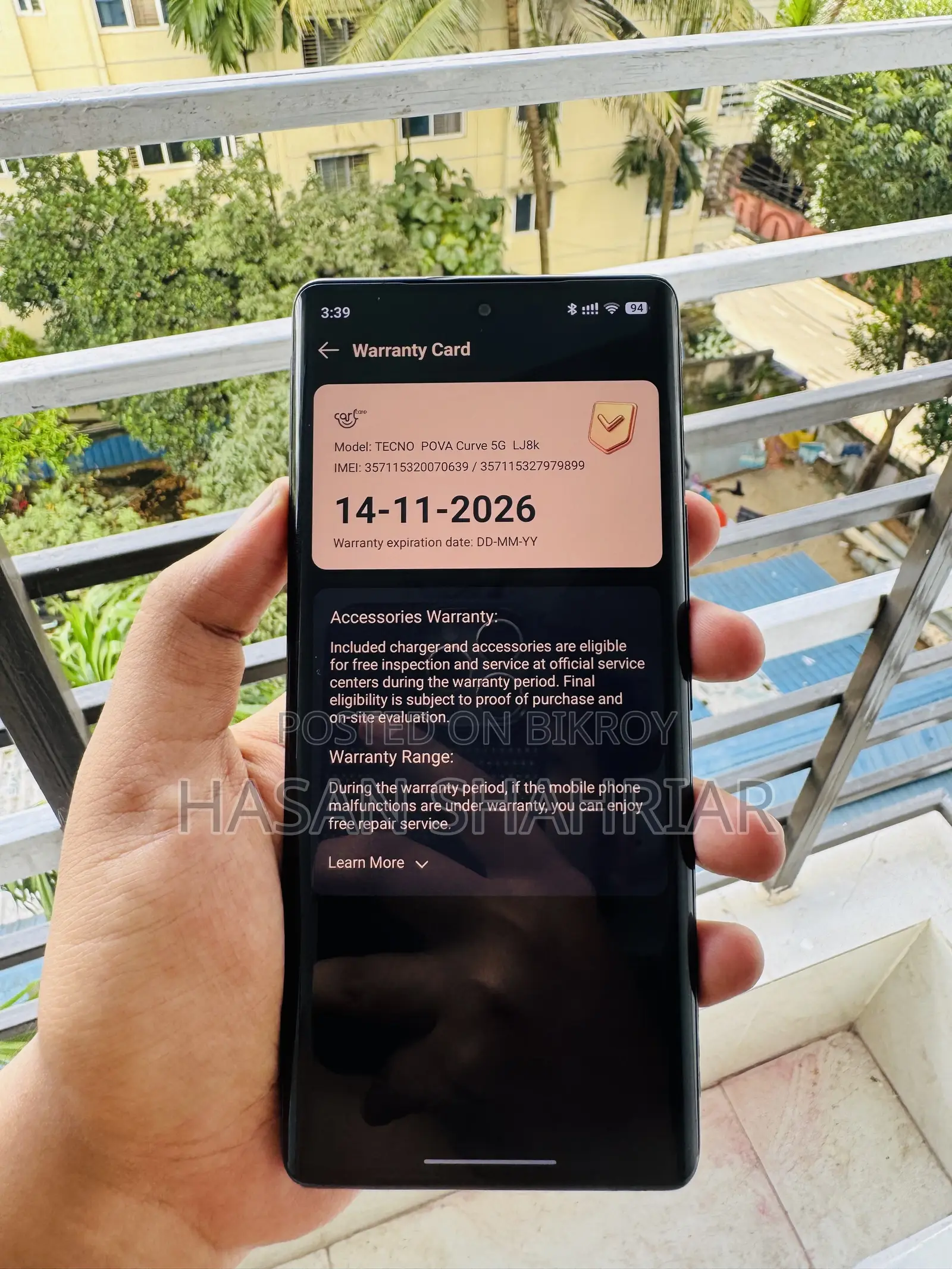 Tecno Pova Curve 256 GB Black