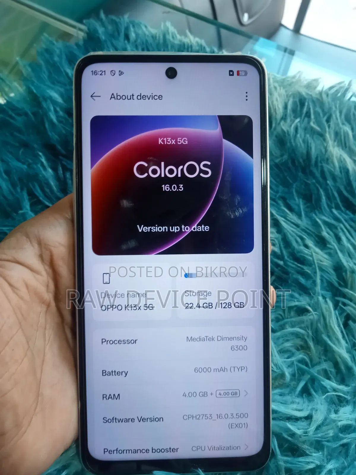 Oppo K13X 5G 128 GB Blue