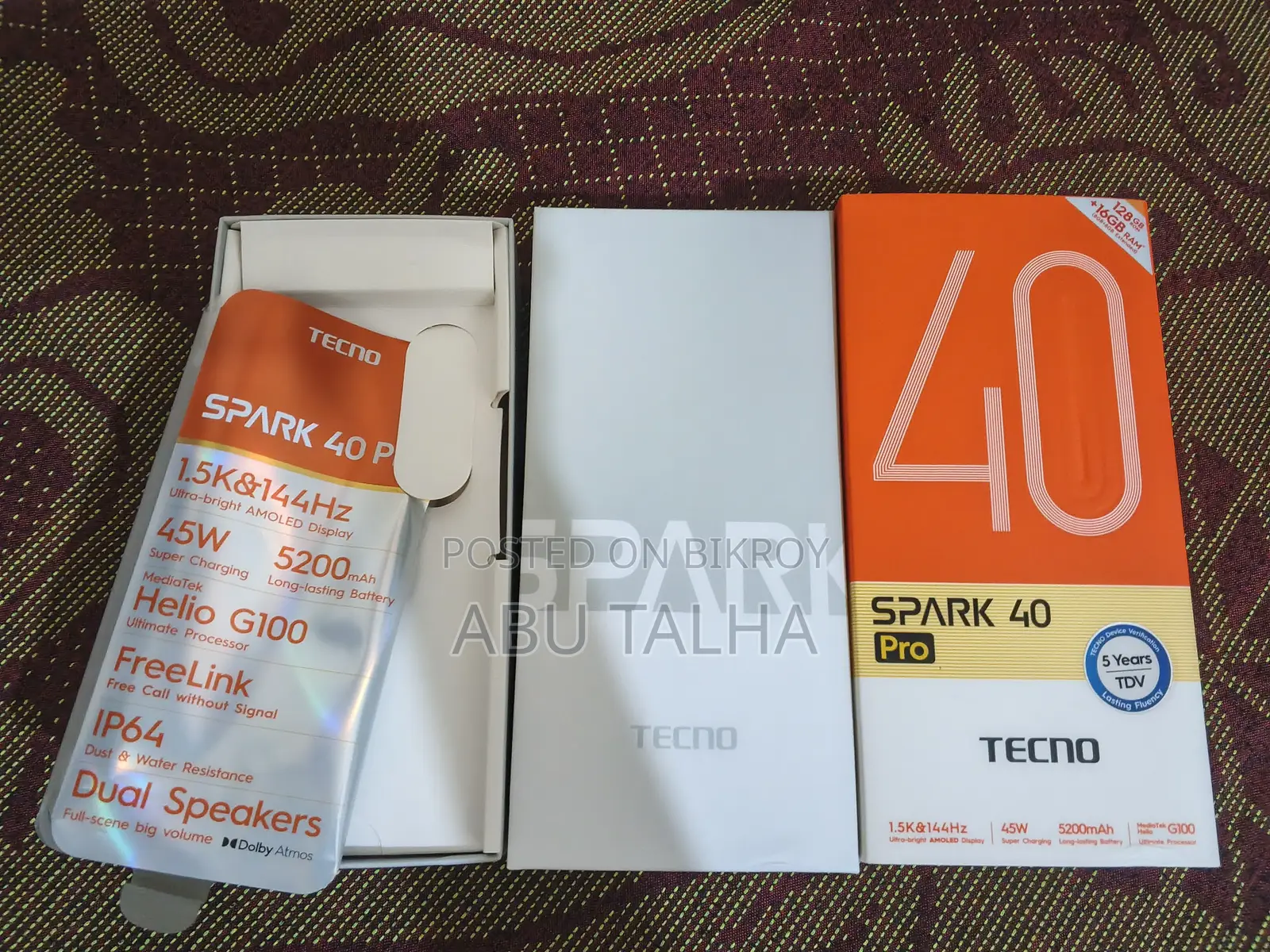 Tecno Spark 40 Pro 128 GB Green