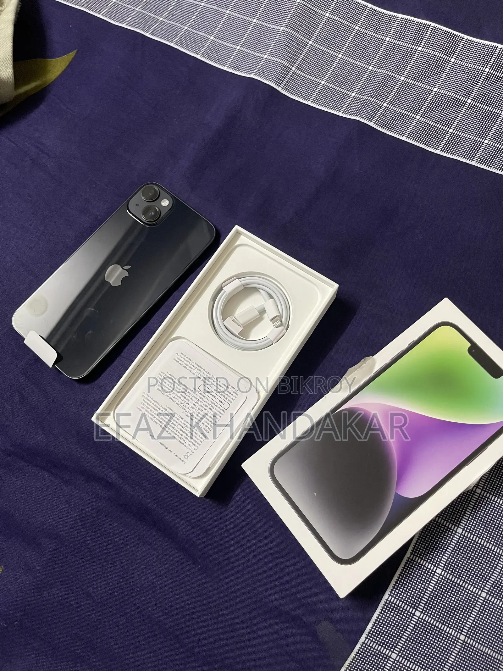 New Apple iPhone 14 Plus 128 GB Black