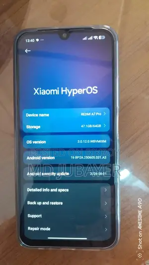 Xiaomi Redmi A7 Pro 128 GB Black
