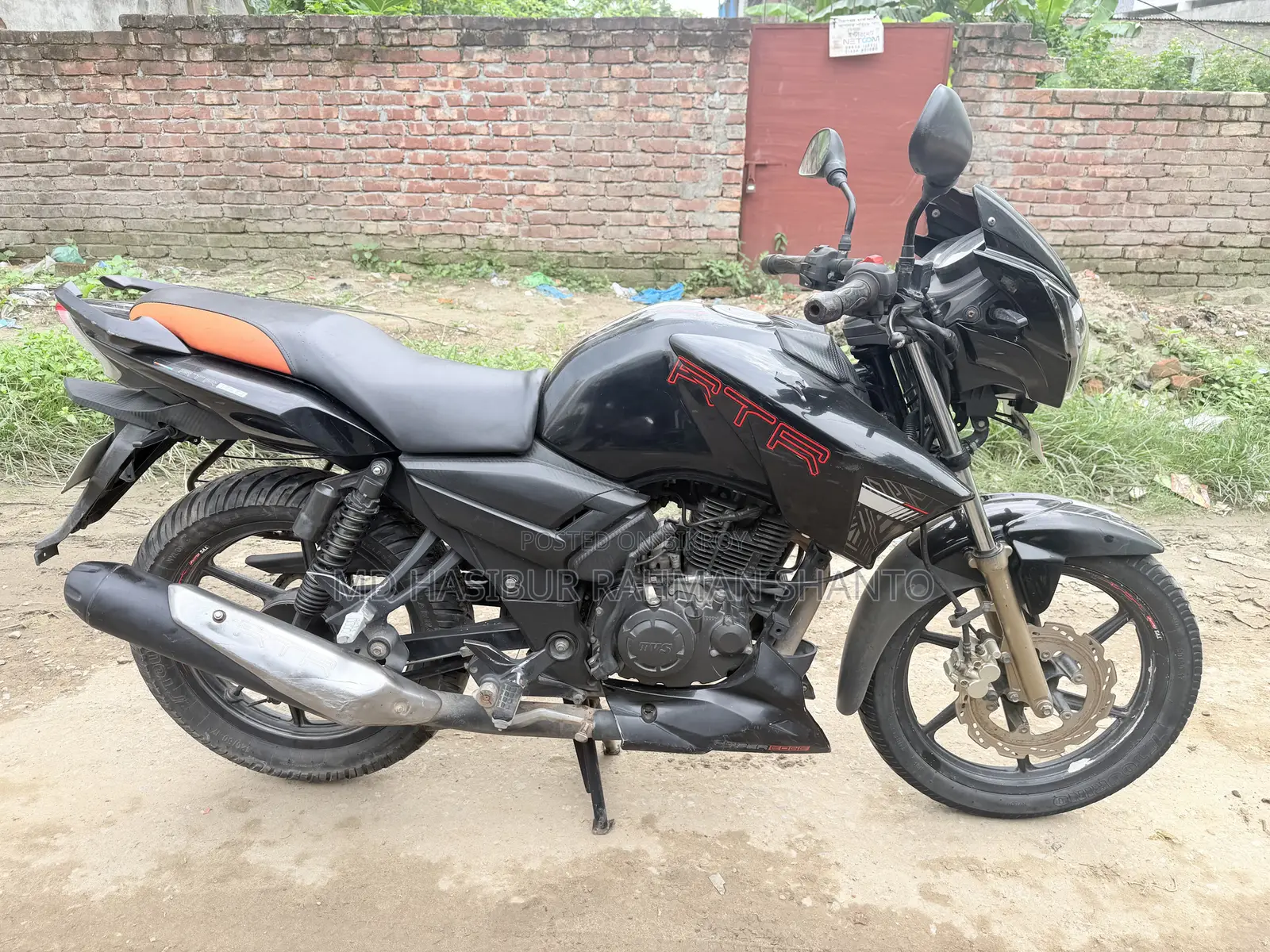 টিভিএস অ্যাপাচে আরটিআর ১৬০ টুভি ২০২০ ব্ল্যাক