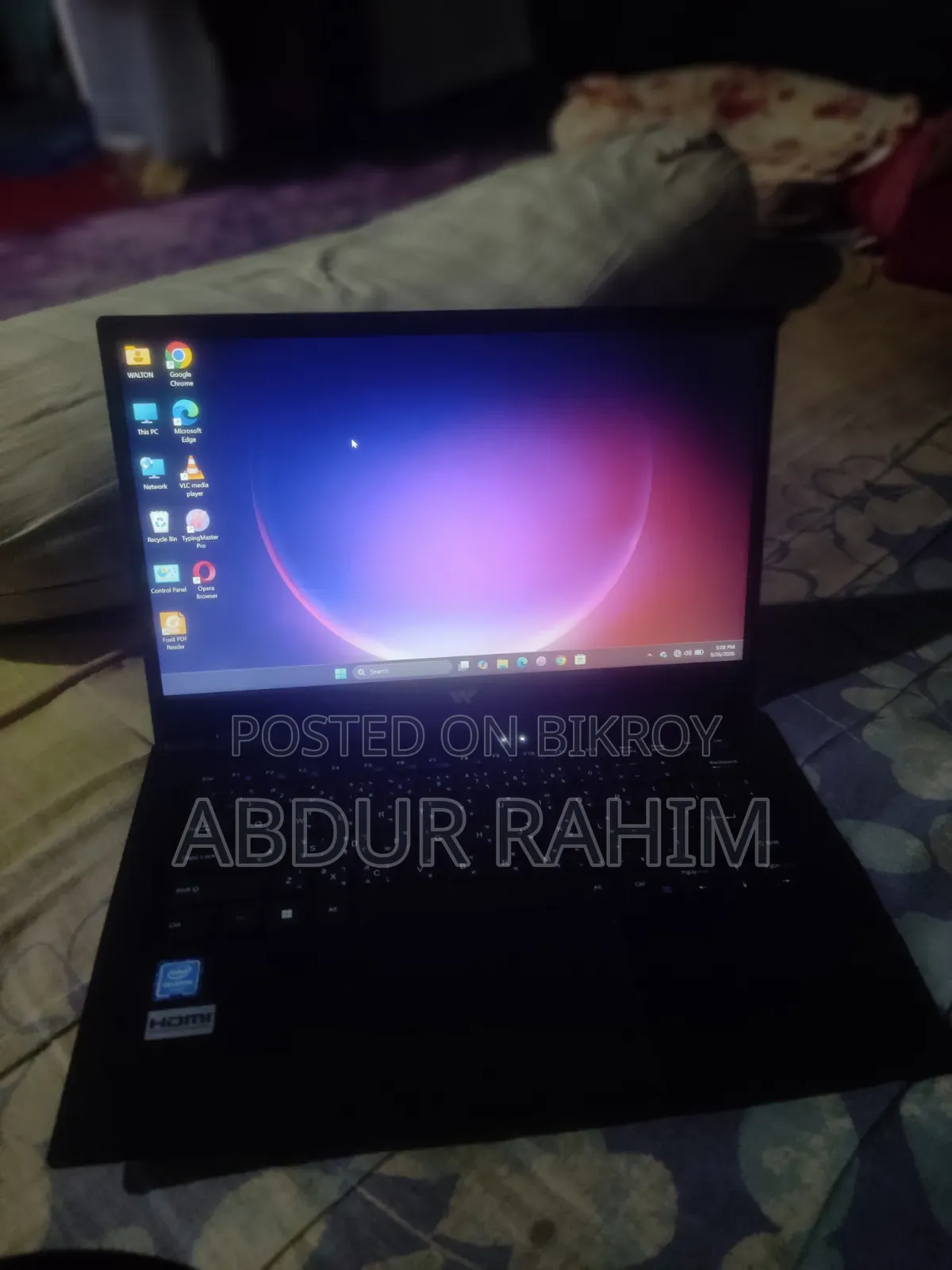 ল্যাপটপ ৮জিবি ইন্টেল সেলরন এসএসডি ২৫৬জিবি