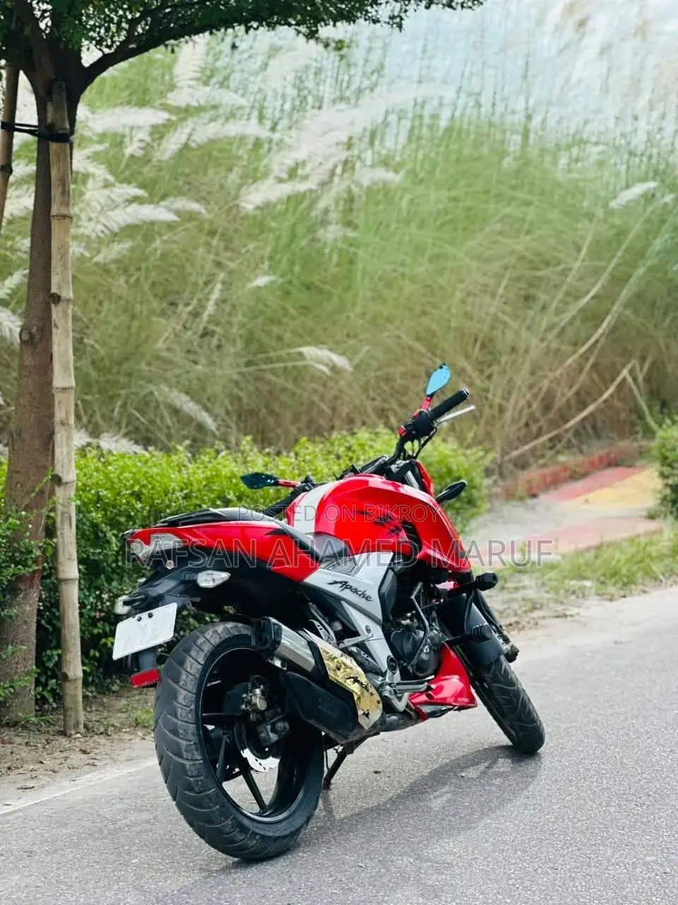 TVS Apache RTR 160 2V 2019 Red