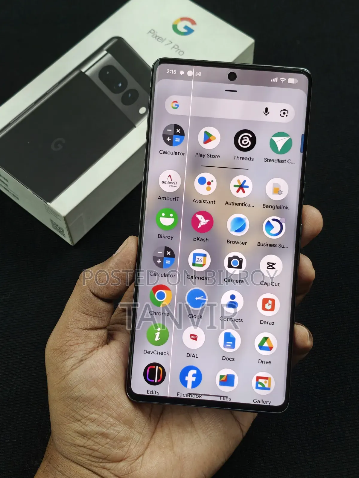 Google Pixel 7 Pro 128 GB Black