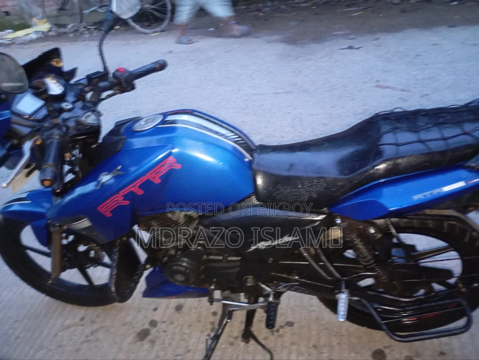 TVS Apache RTR 160 2v Refresh X-connect 2019 Blue