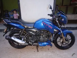 TVS Apache RTR 160 2v Refresh X-connect 2019 Blue