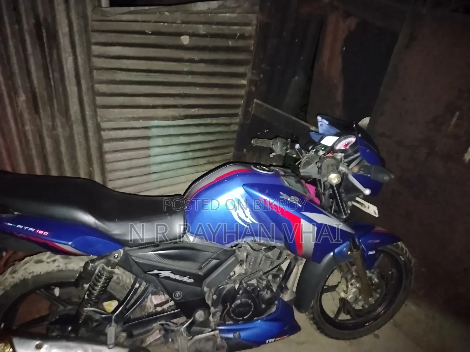 TVS Apache RTR 160 2V 2022 Blue