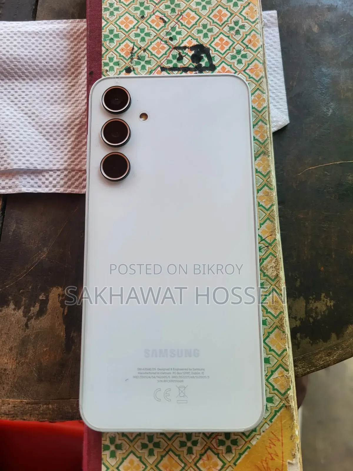 স্যামসাং গ্যালাক্সি এ৩৫ ১২৮ জিবি ব্লু