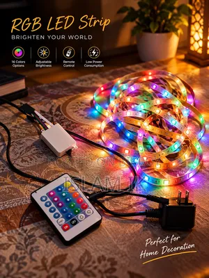 RGB Strip Lite ইলেকট্রিক ৭ কালার লাইট ১২ ফুট