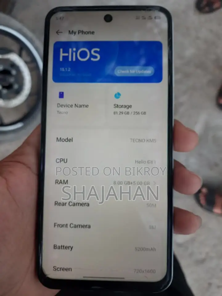 Tecno Spark 40 256 GB Silver