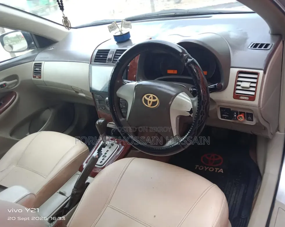 Toyota Corolla 160i GLE Automatic 2007 Silver