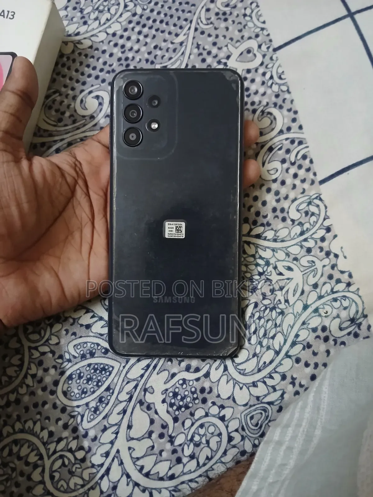 স্যামসাং গ্যালাক্সি এ১৩ ৬৪ জিবি গ্রাফাইট