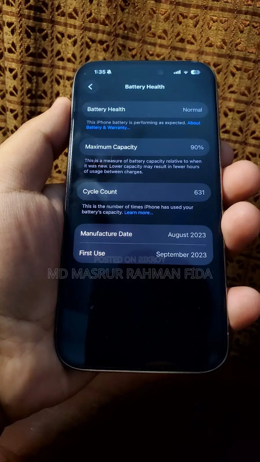 Apple iPhone 15 Pro 128 GB Silver