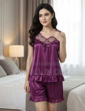 Premium Satin Night Suit Set