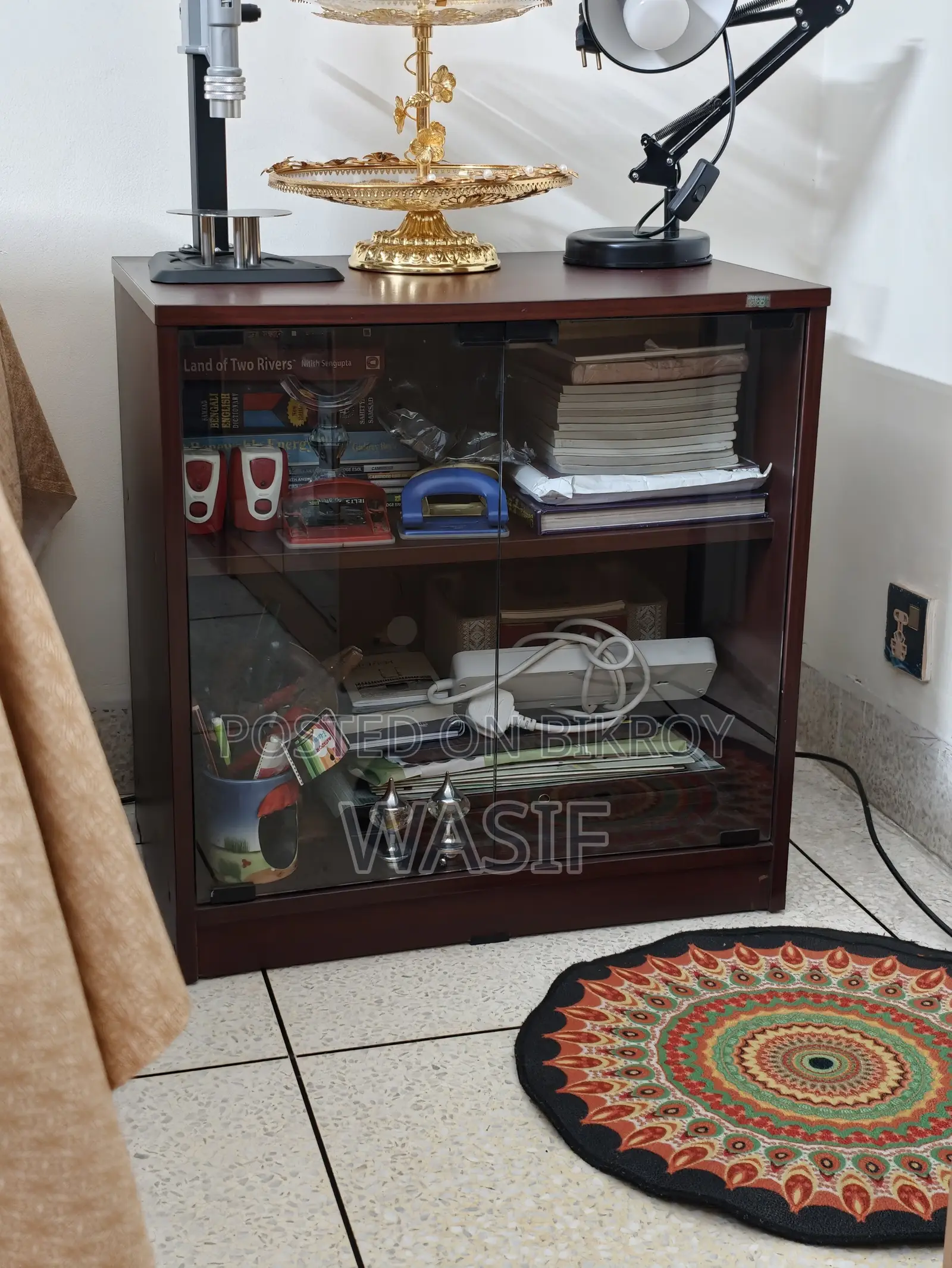 Otobi Wooden Glass Showcase / Display Cabinet