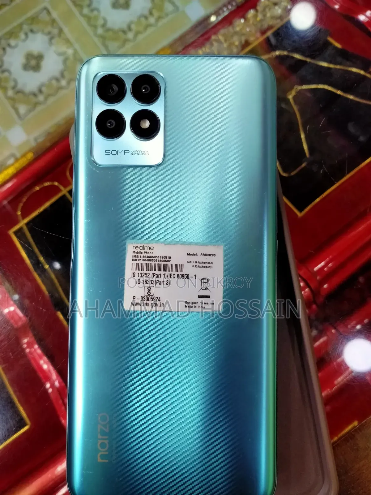Realme Narzo 50 64 GB Blue