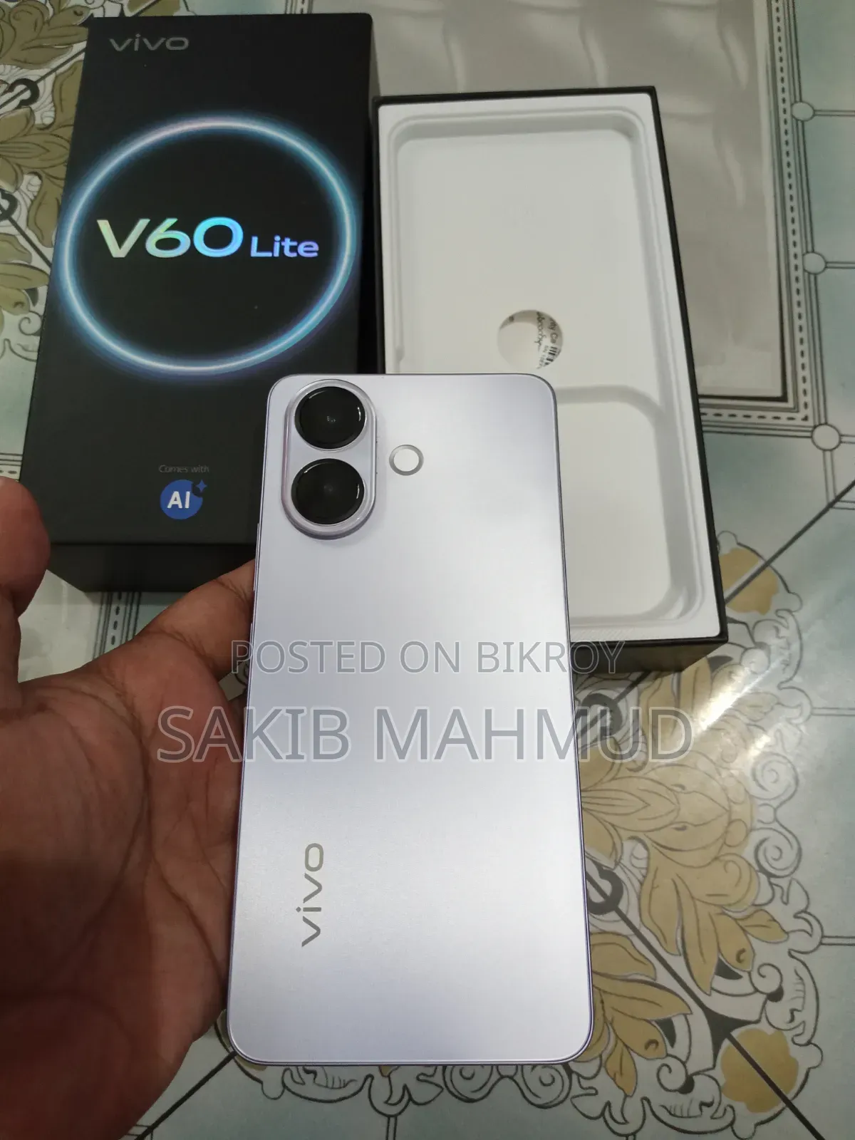 ভিভো ভি৬০ লাইট ২৫৬ জিবি ব্লু