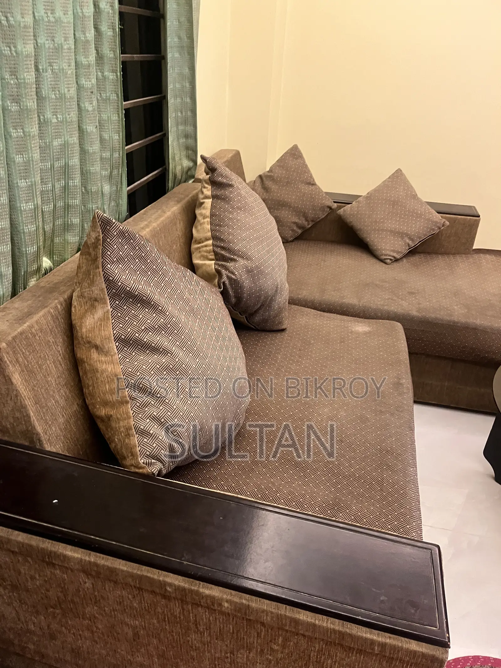 L-shaped Sofa.