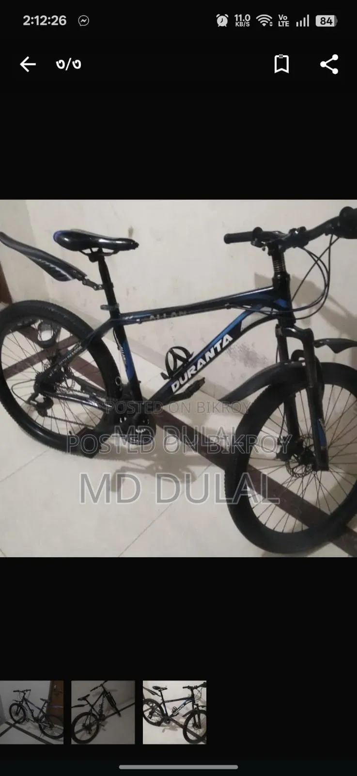 I will sell a bicycle