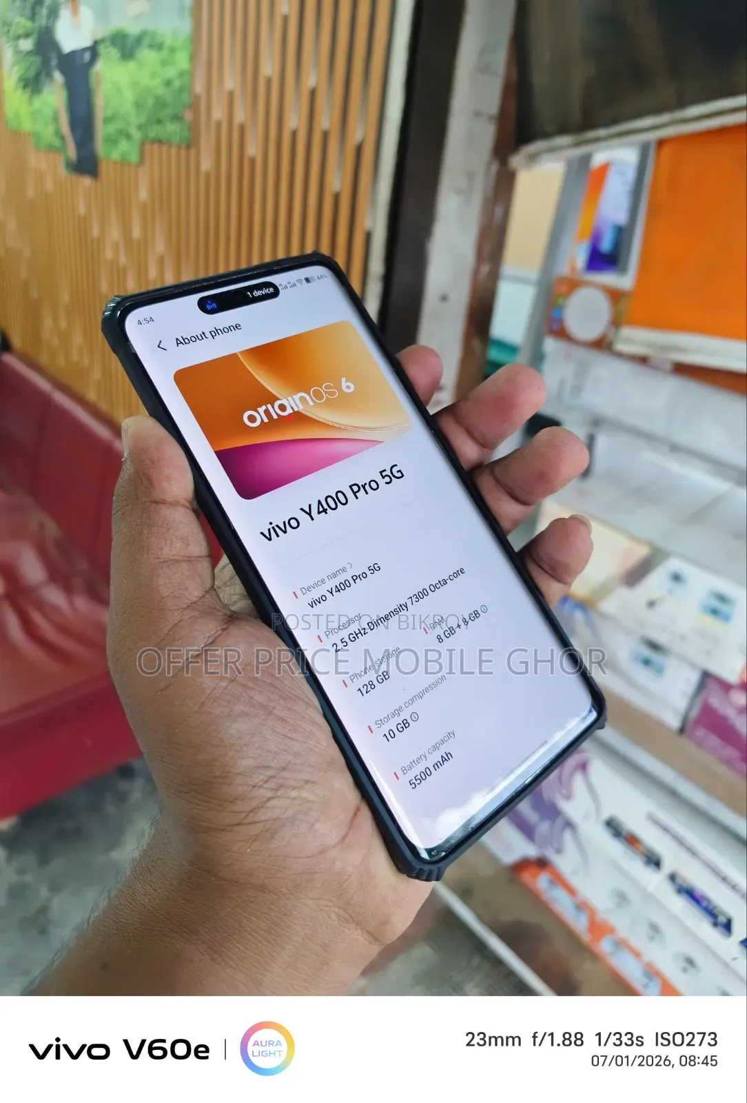 Vivo Y400 Pro 128 GB White
